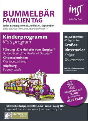 Bummelbär Familiensamstage
