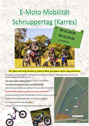 E-Moto Schnuppertage