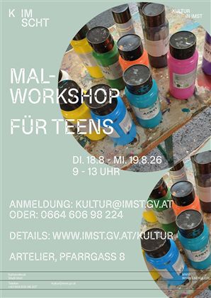 Mal- Workshop Plakat