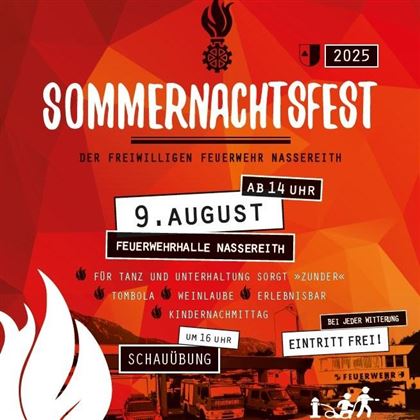 Sommernachtsfest Feuerwehr Nassereith