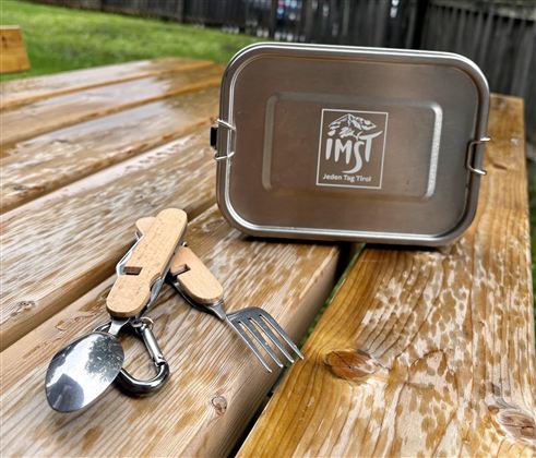 Outdoorbesteck und Lunchbox