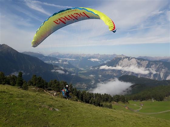 Tandem. Gleitschirm. Tirol.