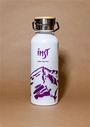 Thermosflasche Imst Lila Weiß