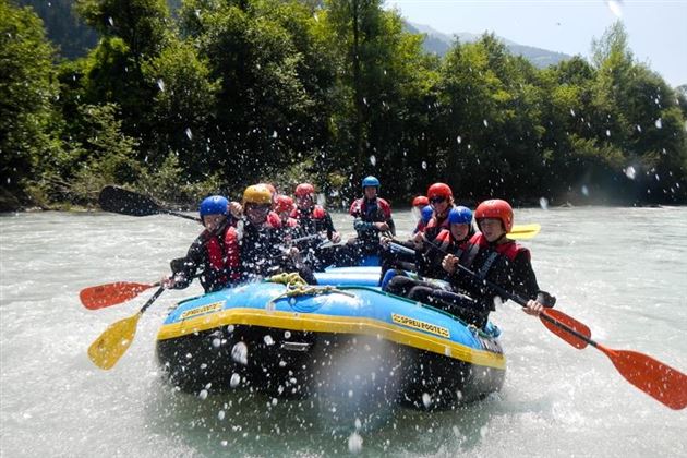 Wildwasser und Natur mit der ganzen Familie