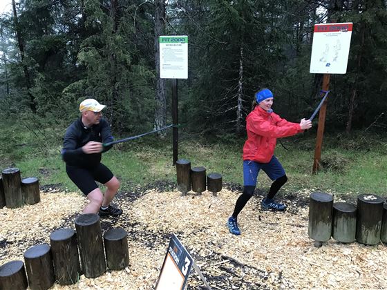 Zirkeltraining am Fit 2000