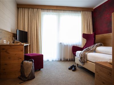 Single room, shower or bath, toilet