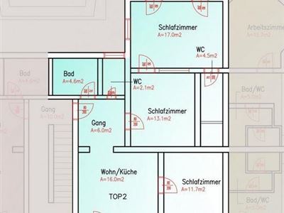 Apartment, bath, toilet, 3 bed rooms
