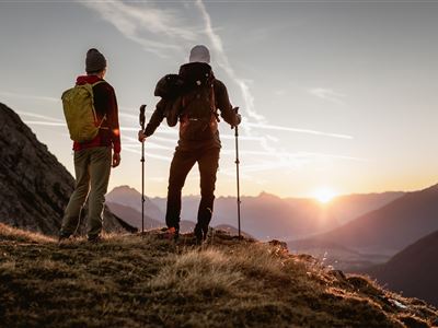 Sunset on the Karröster Alm