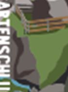 Hiking stick badge Rosengarten Gorge