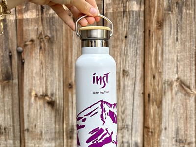 Thermos bottle Muttekopf, white/purple