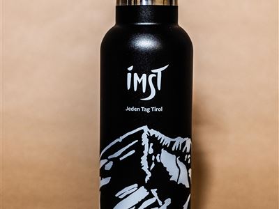 "IMST" Thermos-Trinkflasche "Muttekopf" – schwarzweiß