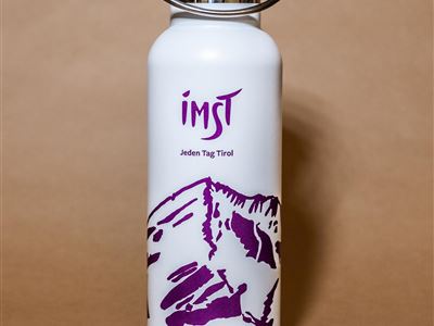 "IMST" Thermos-Trinkflasche "Muttekopf" –weißlila