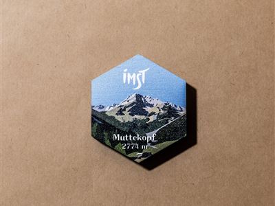 Wooden magnet ‘Tschirgant’