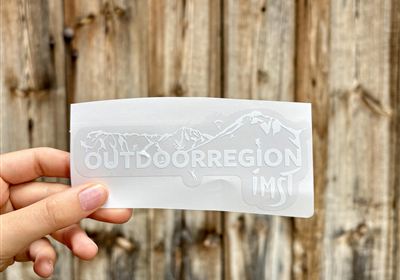 Autoaufkleber weiß