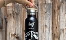 Thermo Trinklfasche schwarz