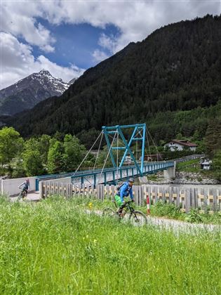 Innradweg bei Pfunds