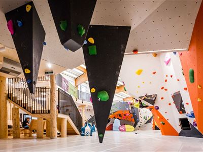Steinblock Boulderhalle Imst
